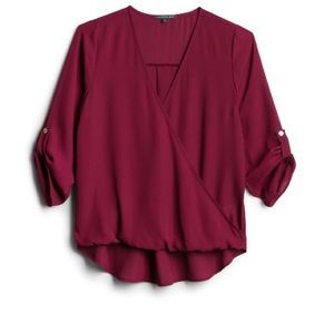 Burgundy Blouse
